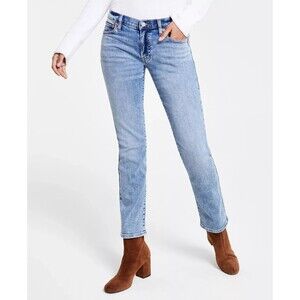 Lucky Brand Women's Sweet Mid Rise Straight Leg Jeans Light Denim Lyric 4/27
